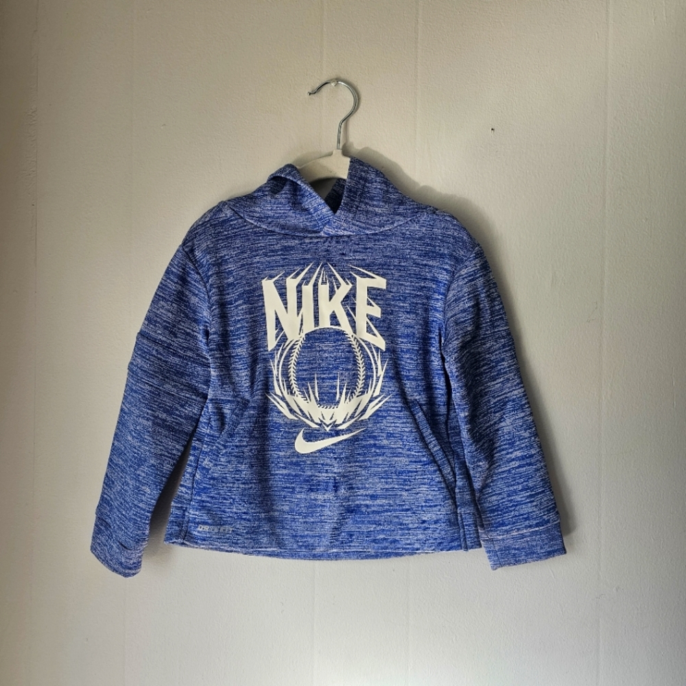 NWOT | 2T | Heathered Blue Nike Dri-Fit Hoodie
